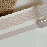 vintage handwriting and nude grid washi tape