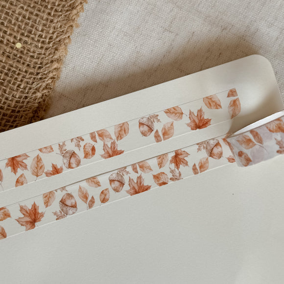 autumn foliage washi tape