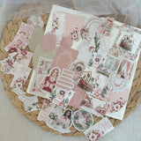 holiday embrace ephemera and sticker die cut pocket, 40+ pieces