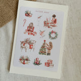 christmas festivities sticker sheet