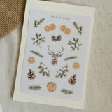 winter forest sticker sheet bundle