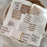 inspirational quotes die cut sticker pocket