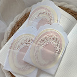 soft colored mixed paper cut out pocket, 15 pieces