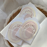 soft colored mixed paper cut out pocket, 15 pieces