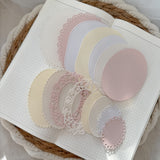 soft colored mixed paper cut out pocket, 15 pieces