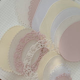 soft colored mixed paper cut out pocket, 15 pieces