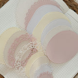 soft colored mixed paper cut out pocket, 15 pieces