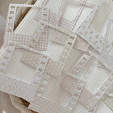 spring patterned vintage photo frame and film die cut paper ephemera, 12 pieces