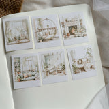 green home die cut polaroid sticker pocket, planner sticker, polaroid 12 pieces