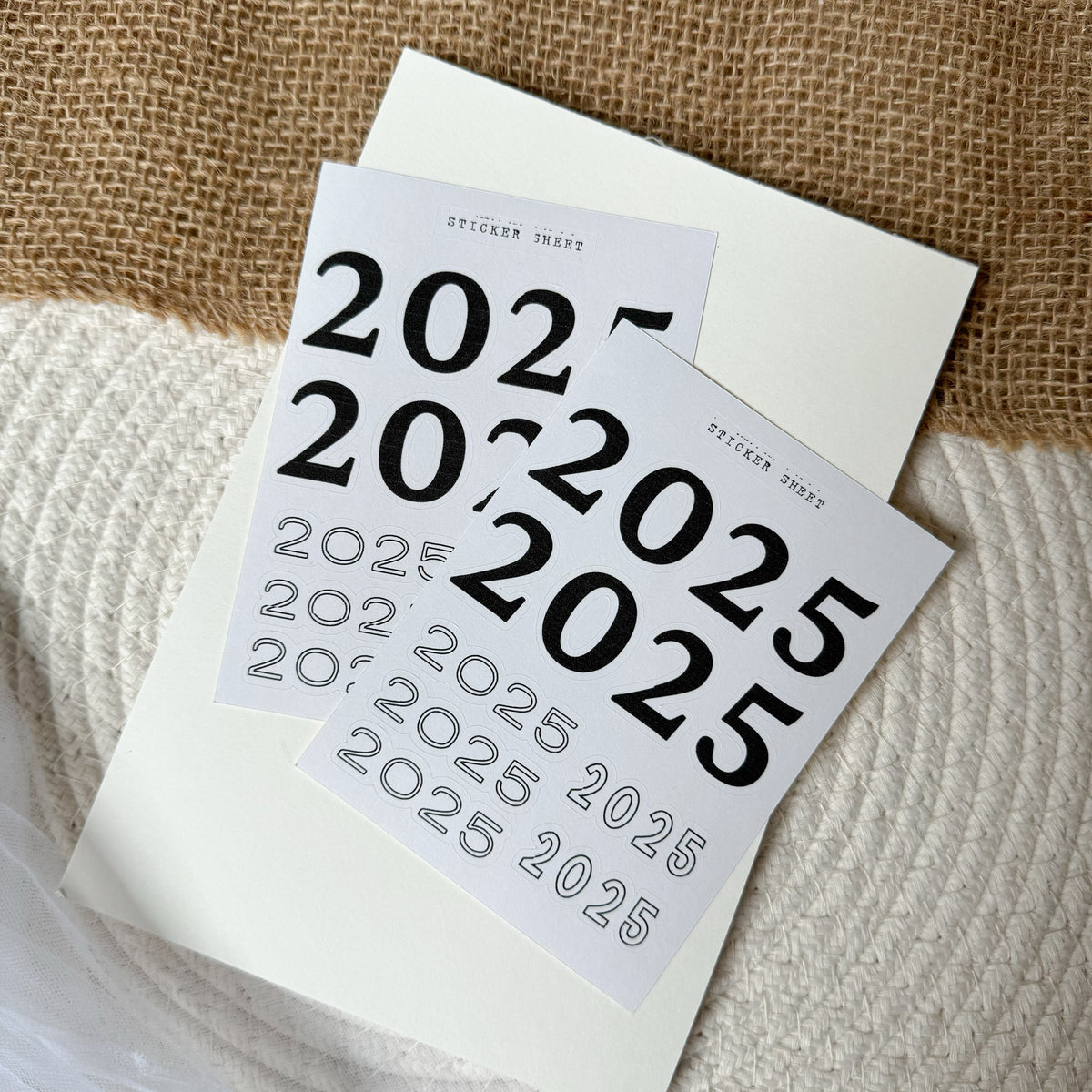 2025 header simple sticker sheet – ArtStudioLea