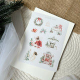 christmas festivities sticker sheet