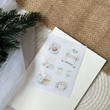 cozy frostines mini sticker sheet
