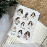 cozy winter sticker sheet bundle