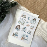 nordic winter sticker sheet bundle