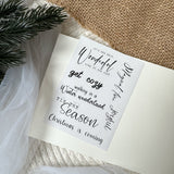 christmas quotes mini sticker sheet