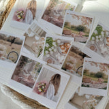 soft spring vintage photo frame die cut sticker pocket