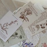 spring flower paper set