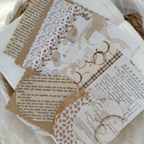 coffee paper and ephemera set