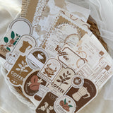 coffee paper and ephemera set