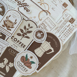 coffee paper and ephemera set