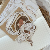 coffee paper and ephemera set