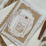 coffee paper and ephemera set