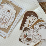 coffee paper and ephemera set