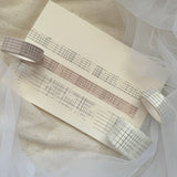 vintage grid washi tape