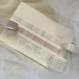 vintage grid washi tape