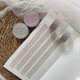 blush and green polka dots washi tape bundle