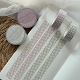 blush and green polka dots washi tape bundle
