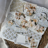 garden stories ephemera and sticker die cut pocket, 40 pieces