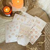 lumiere collection, flower sticker sheet bundle | flower sticker sheet, planner sticker sheet, sticker sheet collection