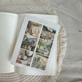 cottage garden picture sticker sheet