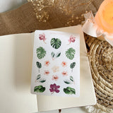 tropical flower sticker sheet