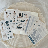 cozy evening routine sticker sheet bundle