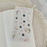 cozy evening routine sticker sheet bundle
