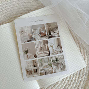 neutral home picture sticker sheet