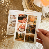 cozy autumn picture sticker sheets