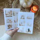 soft autumn day picture sticker sheet