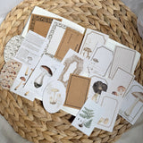 vintage mushroom paper set