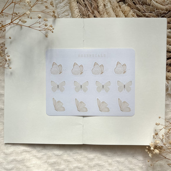 mellow butterflies essentials sticker sheet