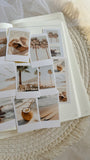 beach view polaroid die cut sticker pocket, planner sticker, polaroid pictures sticker, cut out stickers 13 pieces