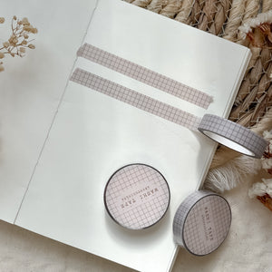 almond grid 10mm washi tape | masking tape , washi tape, planner washi tape