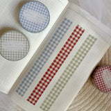 summer gingham grid washi tape