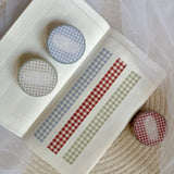 summer gingham grid washi tape