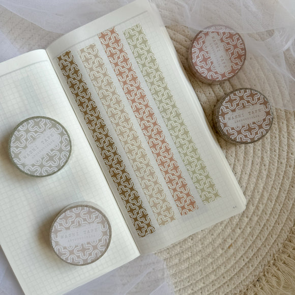 cross patterned washi tape