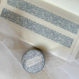 blue summer floral washi tape