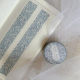 blue summer floral washi tape