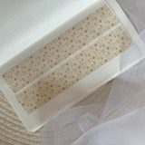 wide floral washi tape